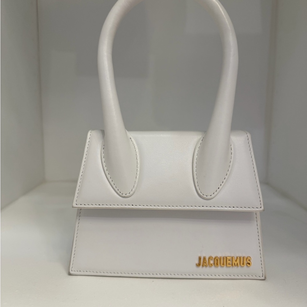 Jacquemus White Mini Le Chiquito Top-Handle Bag